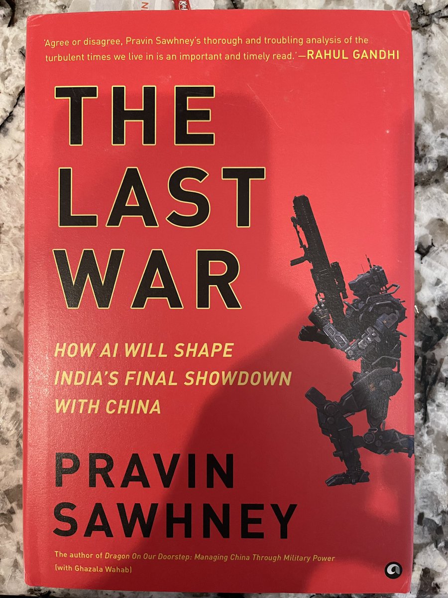 amirhusain_tx's tweet photo. The Last War by @PravinSawhney of @FORCEmagazine is an excellent read. Thank you Pravin sb, for acknowledging and citing our work. Would love to send you a signed copy of #TheSentientMachine and #Hyperwar. https://t.co/ql4ZWnFKhU