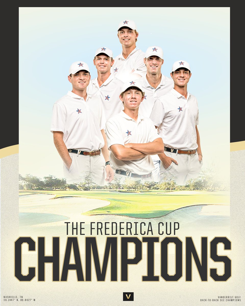 VandyMGolf's tweet photo. And we're bringing home the team 🏆 too.

#AnchorDown https://t.co/vfnBr6J79p