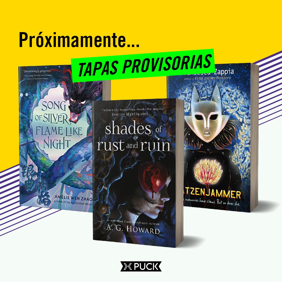 Puck_ed's tweet photo. #NovedadesPuck #RevelaciónDePortada pt1
¡Y estas son las últimas revelaciones! Hemos terminado de contaros las últimas novedades de la #PuckCon 😏 ¿Qué os ha parecido? ¿Habéis disfrutado?
#KateInWaiting de @beckyalbertalli
#SongOfSilverFlameLikeNight de @ameliewenzhao https://t.co/IwuPmRss1Z