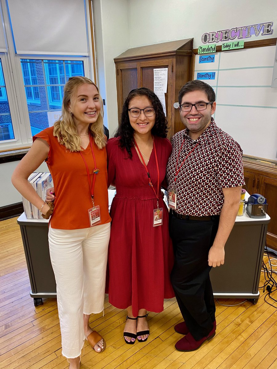 Math_With_MissB's tweet image. First day of school with some of the best from the math department!!! #WeeBack