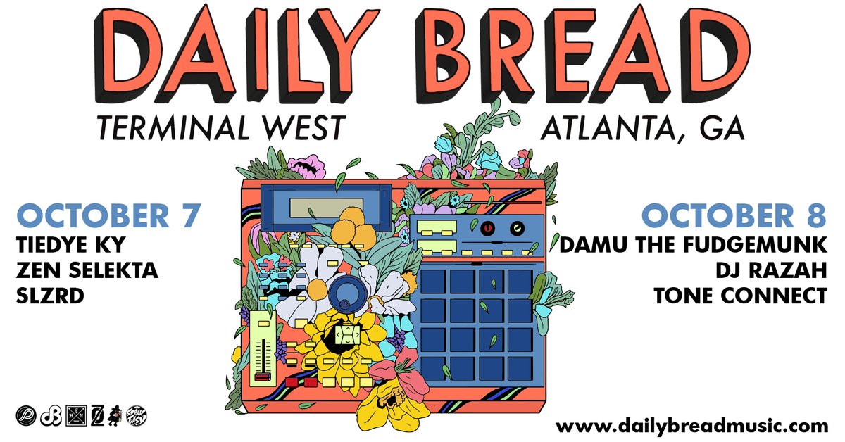 Daily Bread x Damu The Fudgemunk x DJ Razah x Tone Connect show at T-West on 10/8 is going to sell out today. get tix now if you need em, The 10/7 show aint far behind either 

Saturday tix: axs.com/events/443693/…

Friday tix: axs.com/events/443691/…

@rhettwhatley <a href="/TerminalWest/">Terminal West</a>