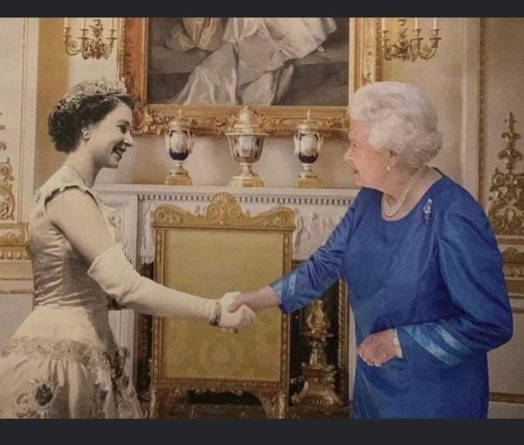 MrsSWensley's tweet photo. RIP Queen Elizabeth II.
 An inspiration to all of us. Thank you x https://t.co/pE6j9SRFYX