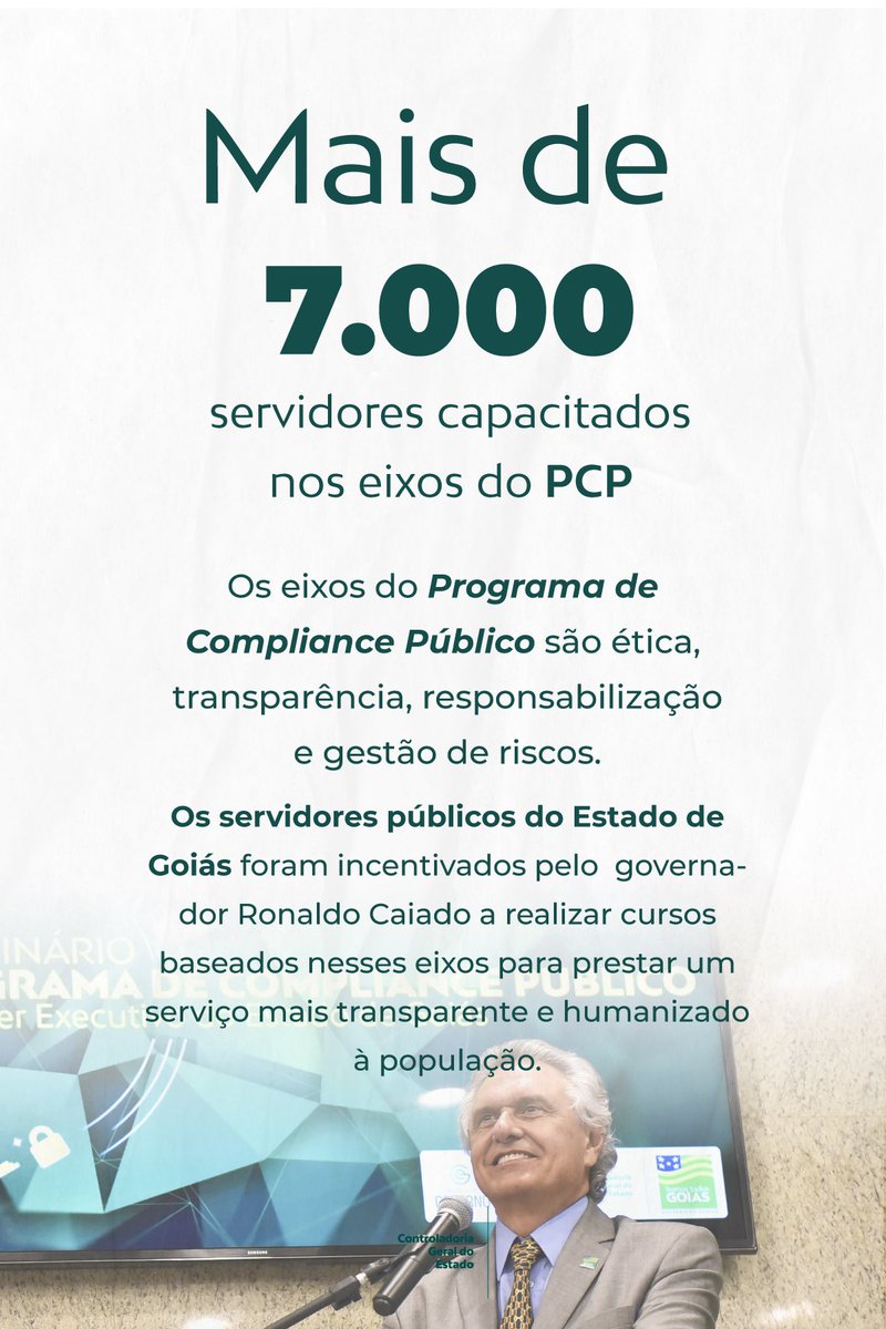 henriqueziller's tweet photo. Nossos servidores estaduais estão entre os mais bem preparados do Brasil. Deu certo agora e continuará dando certo, por isso sou #caiado44. https://t.co/iaKwmrRZt0