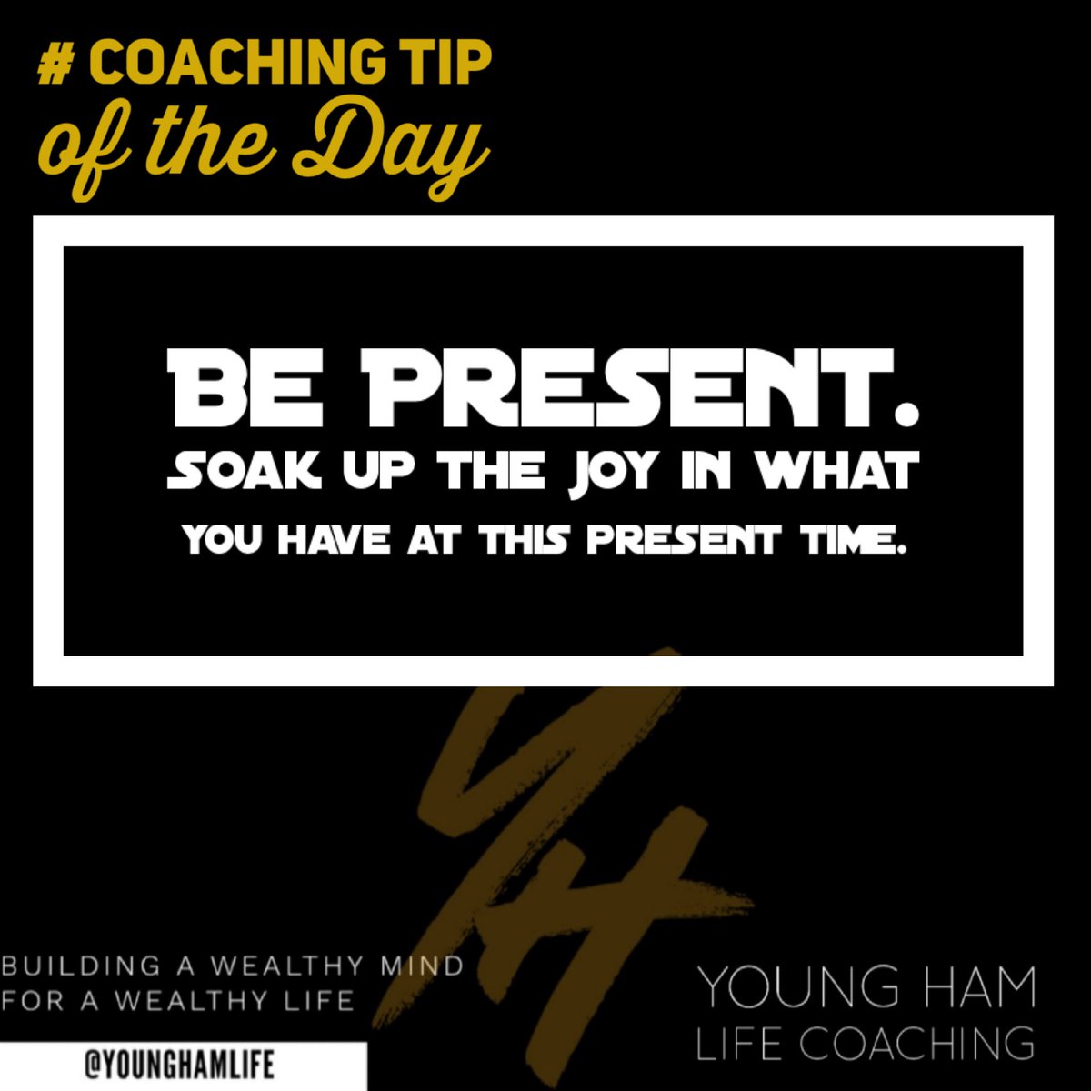 AnthonyRSnell's tweet image. Be Present #HereIsHoly

#CoachingTipOfTheDay #YoungHamLife #YHLGoodNews
