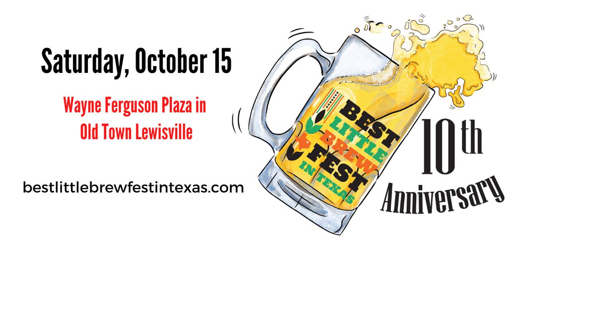 cloud9charities's tweet image. Coming next month on Saturday, October 15! The Best Little Brewfest in Texas is a 100% charity beer festival. 
 Check out BLBFIT.com for all the details!  

Get tickets here:eventbrite.com/.../best-littl…...
#craftbeerdfw #familyfun #beerforcharity #livemusic #craftbeer