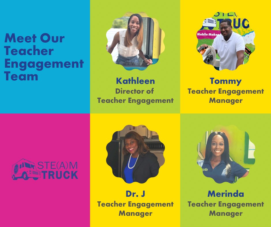 steamtruck's tweet photo. our professional learning experiences invite educators into meaningful learning that is reflective, intentional, and engaging in the areas of STEAM/STEM. Meet the team charged with delivering our dynamic professional learning expereinces.  Contact us today.

#STEAM #education https://t.co/IB7a6ZwK8T