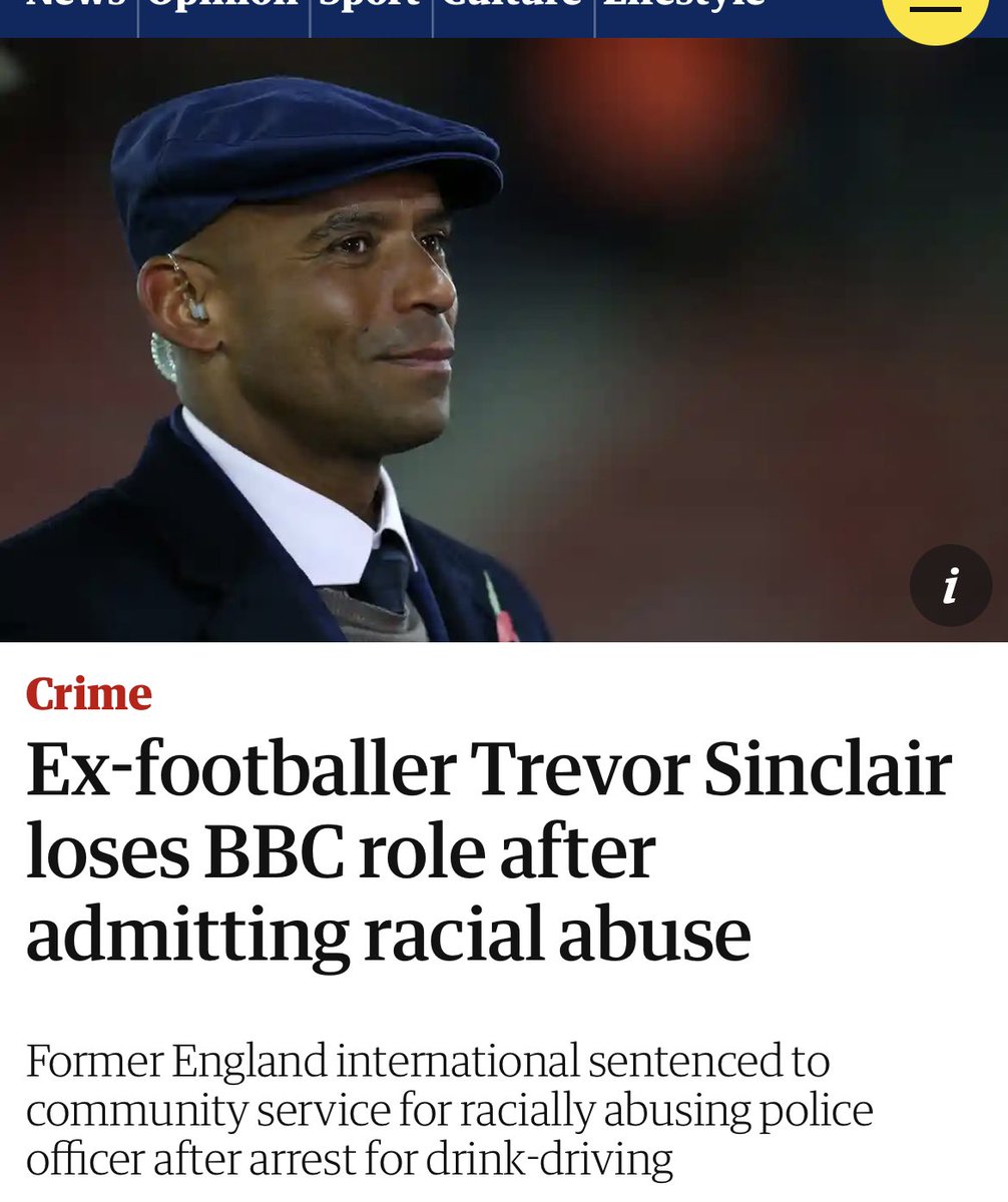 Aaron01075902's tweet photo. @trevor8sinclair Your the racist, ignorant prick - hope your sacked from any public facing role going forward 🔔🔚 https://t.co/1rKhtC41Q7