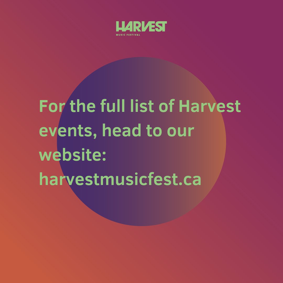 Harvest_Canada's tweet photo. Look what's happening today at Harvest mainstages! https://t.co/RBnNkn2ziz