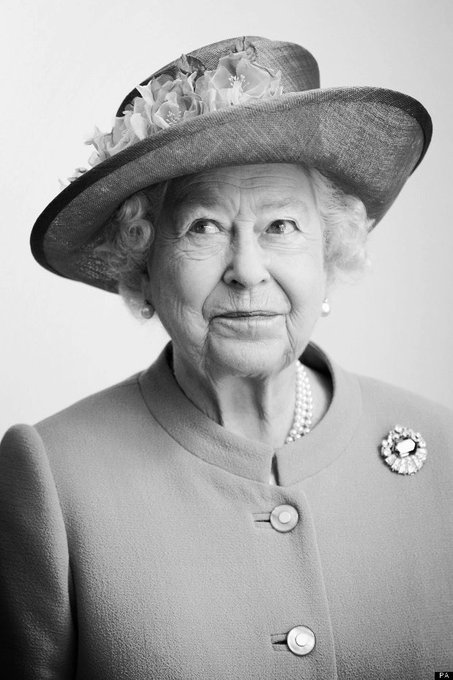 ▼英國女王享壽96歲。（圖／翻攝自Bruno Le Mair推特）