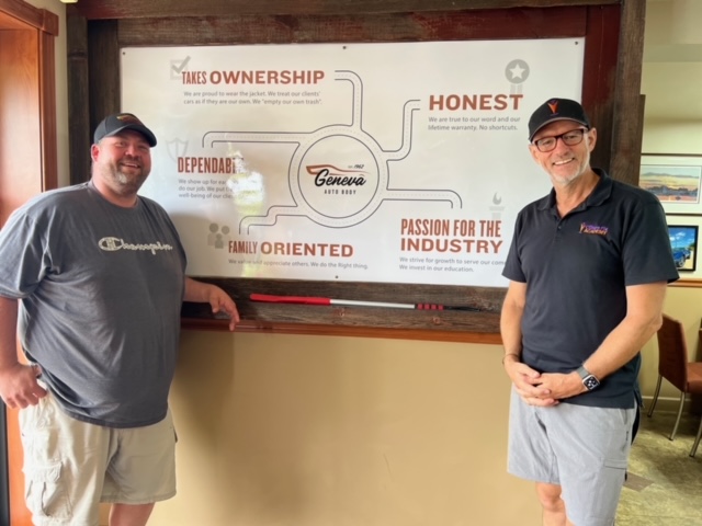 We think what Geneva Auto Body finds key in their employees &amp; culture: taking ownership, honesty, dependability, family-oriented and having a passion for the industry are all great values! 

What are non-negotiables you hold for your employees and potential new hires? #culture