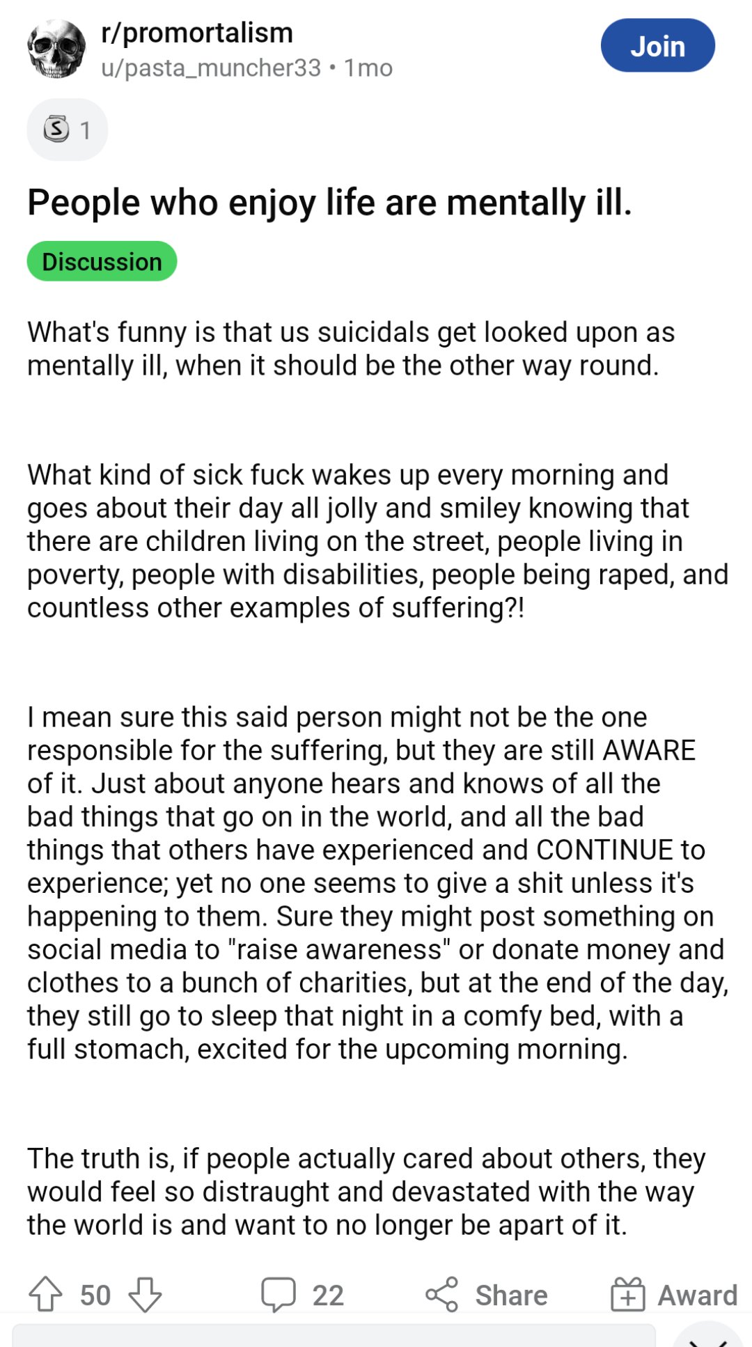 Nihilists/Antinatalists Posting Their L's Online (NihilismLs) / Twitter