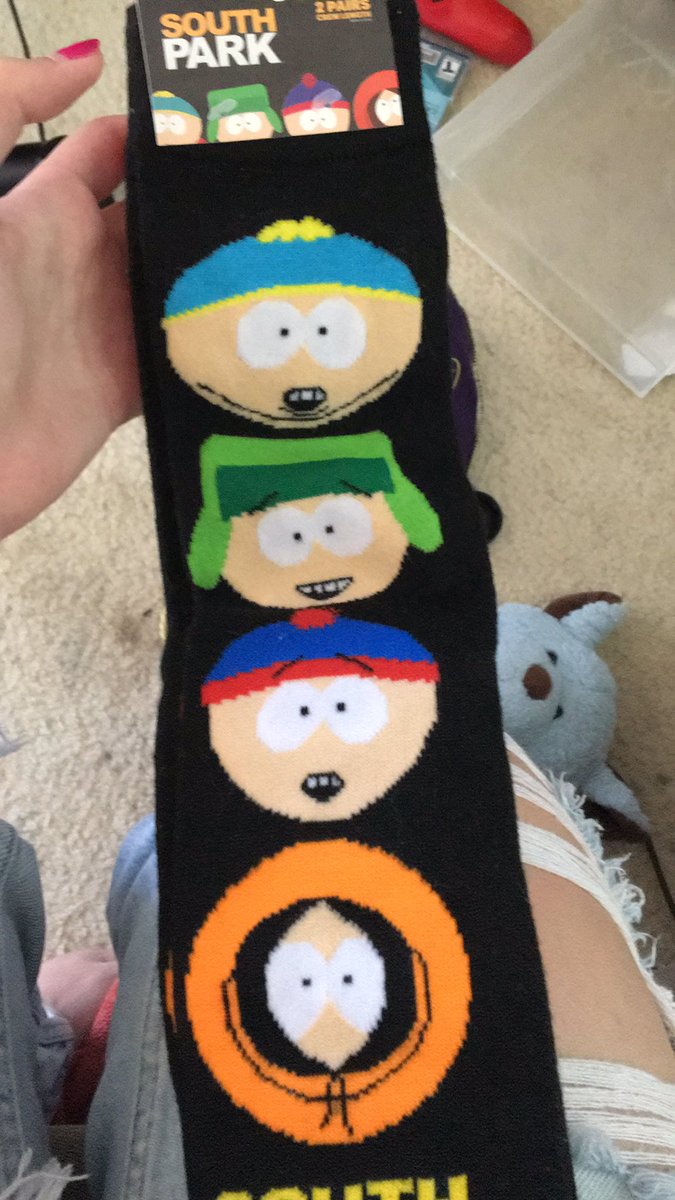 tenbulats's tweet photo. I now currently own South Park socks, a South Park sweatshirt, South Park underwear and a South Park kandi bracelet (that’s fucking huge). The dangers of autism 💔 https://t.co/d6Uhj7klnc