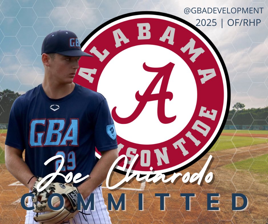 Congrats to ‘25 <a href="/joechiarodo/">Joseph Chiarodo</a> and his family on the commitment to <a href="/AlabamaBSB/">Alabama Baseball</a> ‼️