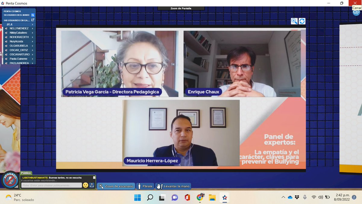 cassanchez74's tweet photo. Segundo día del congreso Internacional sobre Pedagogía del Desarrollo Personal.
La empatía y el carácter, claves para prevenir el Bullying.
#EncuentroLideresTicCali
@Educacion_Cali
@RedTiCali https://t.co/ViaHDqutRy
