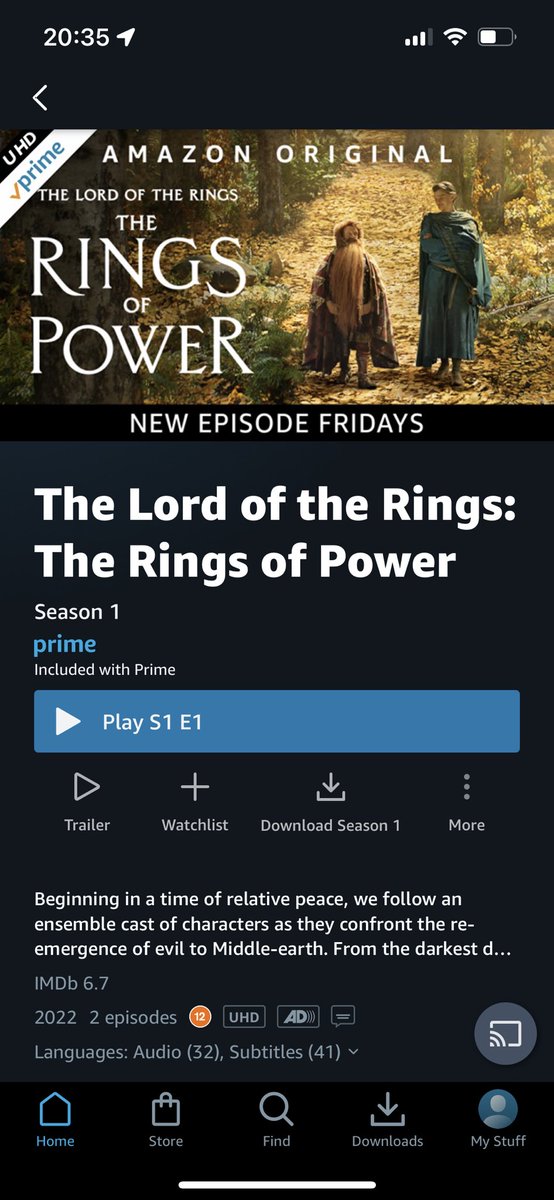 SamTodd15's tweet photo. @primevideouk hi, I can’t seem to access this film. It was only released a few days ago and is advertised on Prime as free to watch/ included with prime. No issue with any other titles. Can you assist? https://t.co/GAmOIKk45f