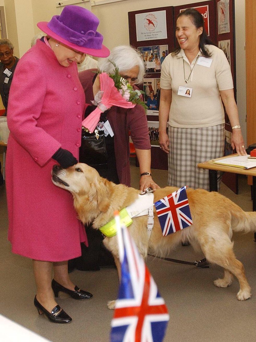 The Queen with one of our Guide Dogs