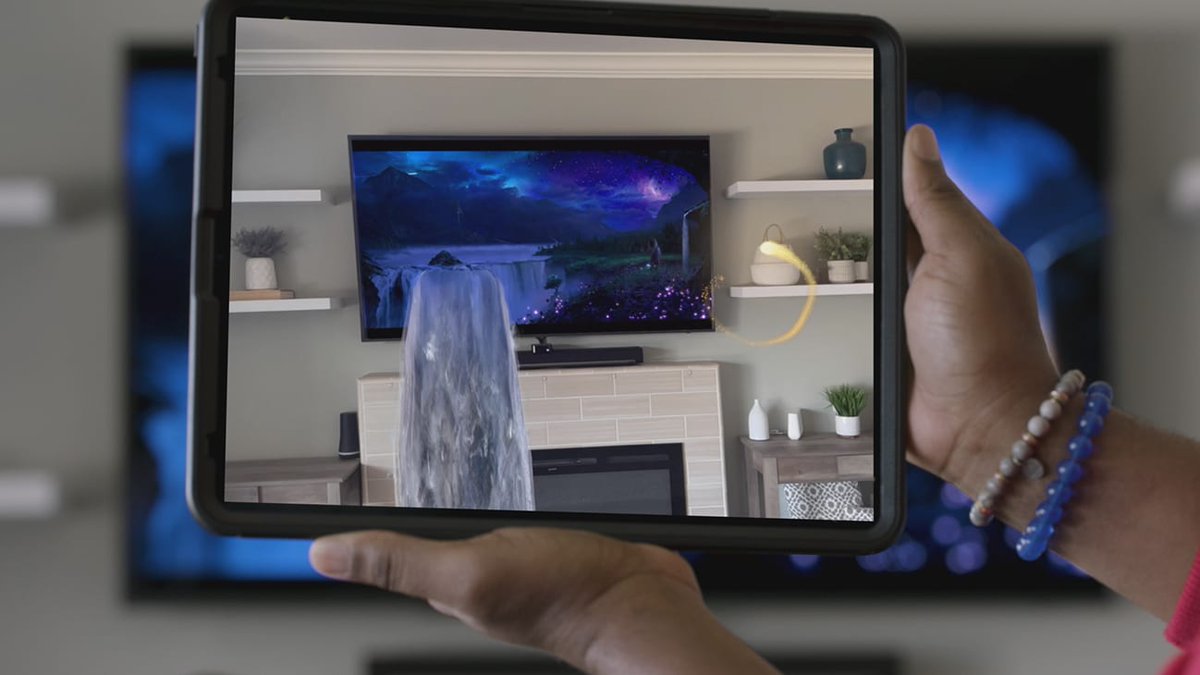 magnopus's tweet photo. Working with @DisneyStudioLAB, we created an enchanting AR experience that lets Disney+ Subscribers interact with the film Remembering in their living room. Subscribers are surrounded by a magical forest, capturing the very thing the film is about - imagination! #DisneyPlusDay https://t.co/C6o64XurQB