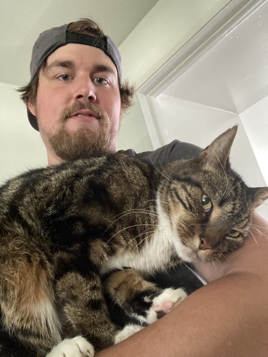 CoreyDeFMillard's tweet photo. Maple let me hold him for a good 10 minutes today. Considering he wouldn’t let people get close to him then hated being picked up my boy has come a long way. Love you my dude! https://t.co/zXQM6gu1tt