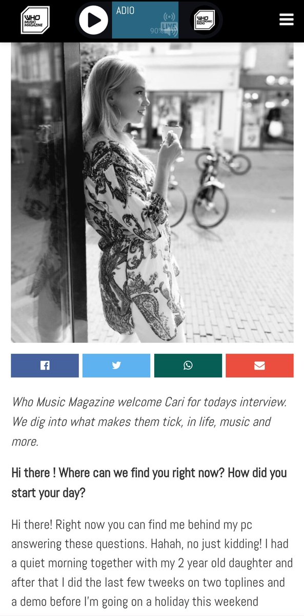 Check out my interview for Who Music Magazine in my latest release with <a href="/eugeniotokarev/">Eugenio Tokarev</a> on <a href="/Cloudlandmusic/">Cloudland Music</a> ! whomusicmagazine.com/magazine/notic…