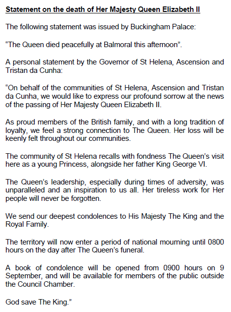 Governor's Office - St Helena, Ascension & Tristan tweet media