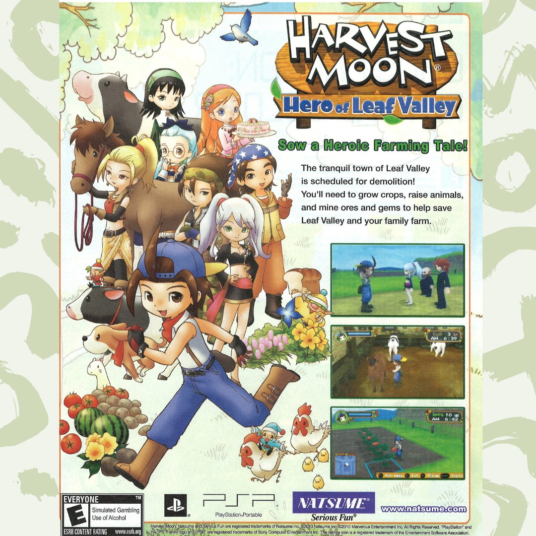 Natsume Inc. on Twitter "Did you play Harvest Moon Hero of Leaf