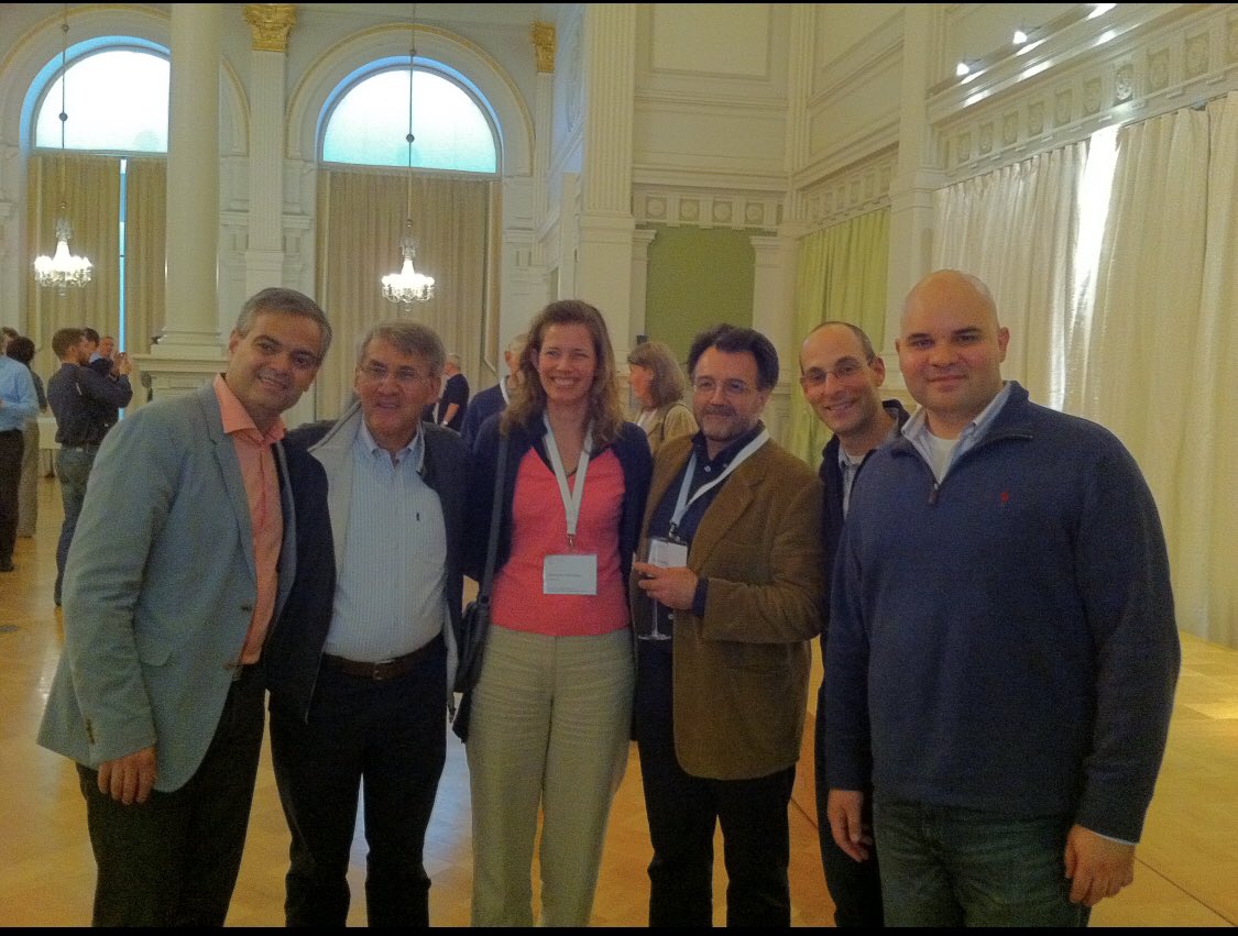 DinoSamartzis's tweet photo. A throwback photo to a 2012 @AOSpine spine meeting in Finland with some special friends. As the saying goes, “It’s all Greek to me!” @iatridislab @MTryfonidou @JohnAntoniou3 @DimKletsas and Thomas Patsiaouras https://t.co/IXW2sYFKQn