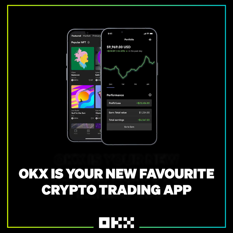 okx's tweet photo. 🗣️ ICYMI: #WhatIsOKX? 

OKX is crypto's best kept secret &amp; your new favourite #crypto trading app 📲 ↓