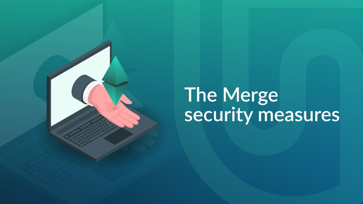 DeFiShield_Tech's tweet photo. Don't get scammed during The Merge! 🫵
 
Next week, #Ethereum is expected to transition from Proof-of-Work to a Proof-of-Stake mechanism. Scammers may try to profit from people's confusion during this time.
 
Here are some safety tips!🛡👇 https://t.co/2PgIyWVNOZ