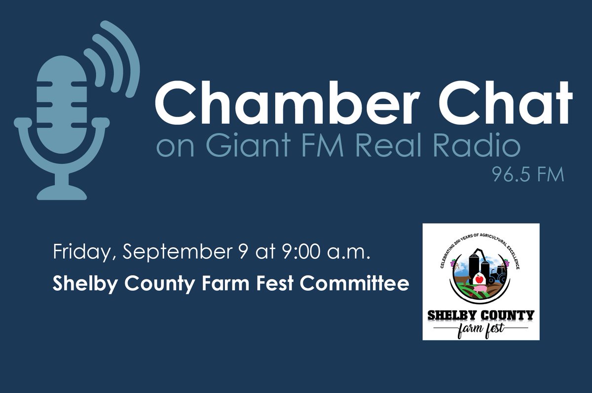 ShelbyCoC_IN's tweet photo. Find out the scoop on FarmFest! We'll be talking about all the details and activities going on at each farm site. #LinkingUsTogether #WeAreShelbyCounty #farmfest #ShelbyCountyIN #Fun #DownontheFarm https://t.co/D8VvBrsYpt