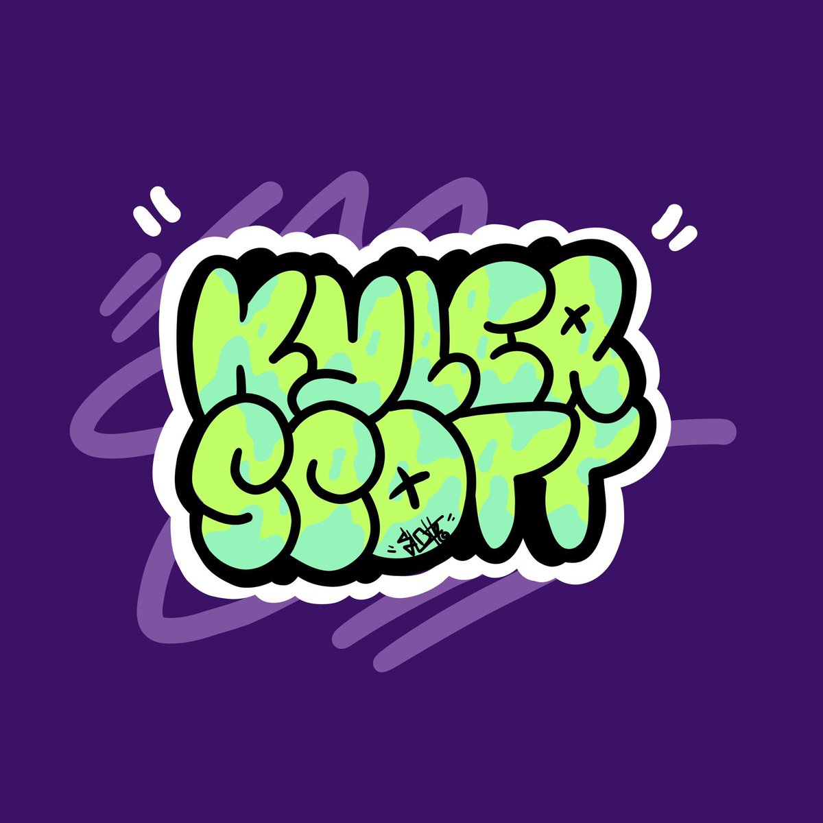 ART GIVEAWAY!

I’m gonna digitally draw someone’s user name graf bomb style and you’ll get the vector file for it.

To enter:
 RT &amp; LIKE 
Also must be following me &amp; <a href="/ChilledSLOTHnft/">Genesis Sloth 🦥</a> 

Oh yeah and tag a friend 😁

Picking a winner Monday :)