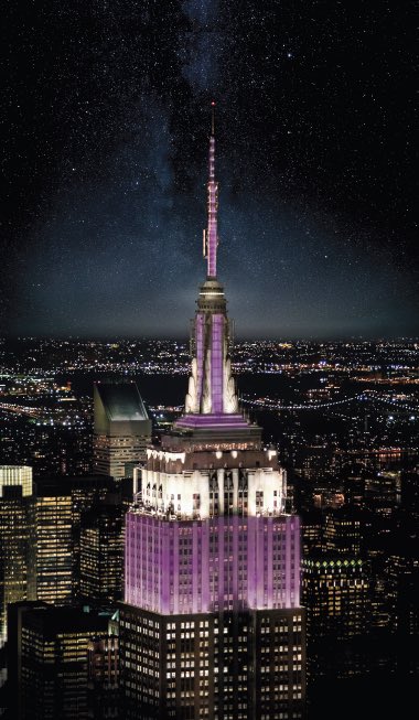 Tonight, our tower lights will shine in purple and sparkle in silver to honor the life and legacy of Her Majesty, Queen Elizabeth II.