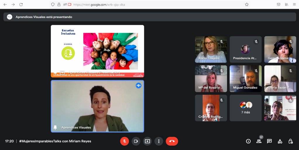 🙌 Grande, muy grande Miriam Reyes Oliva en #MujeresImparablesTalks.

👉 El programa #EscuelasVisuales seleccionará 30 #colegios de #EducaciónInfantil y #Primaria.

📣¡Plazo de inscripción abierto! escuelasvisuales.com

#MujeresImparables #7AñosImparables #educacióninclusiva