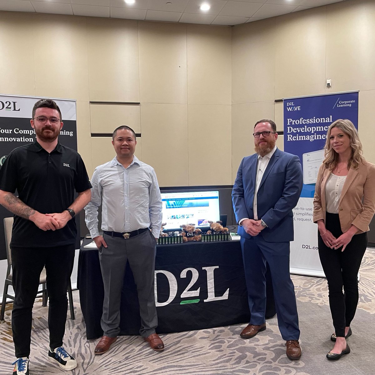 D2L's tweet photo. D2L is at #IPAC22 this week. We’re having a great time meeting with everyone and chatting about the future of work and learning.
@IPAC_IAPC
#ipac22 #ipac75th #publicadministration https://t.co/xZGicQXNbW