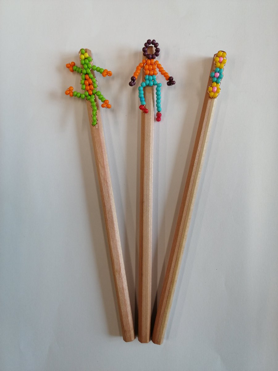 KilpatrickThe's tweet photo. The Craftwork Makers @ Kilpatrick Shop are working on a new product, Pencil Pals. We're working towards achieving Global Goal, Number 1, No Poverty. https://t.co/nIfvinnzJ9
