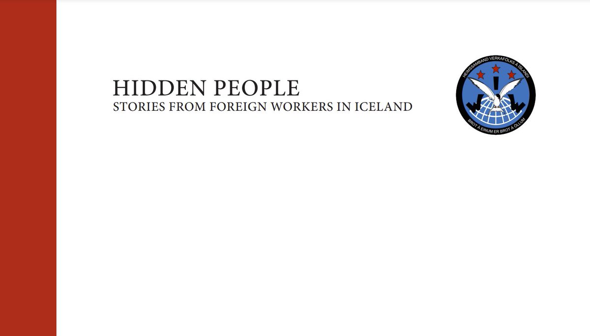 Don't you think that immigrant workers' voices are too rarely heard? Check our report "Hidden People - Stories from foreign workers in Iceland" iwwisland.org/hidden-people-… 
#WorkingInIceland #WorkersStories #IwwÍsland #HiddenPeople