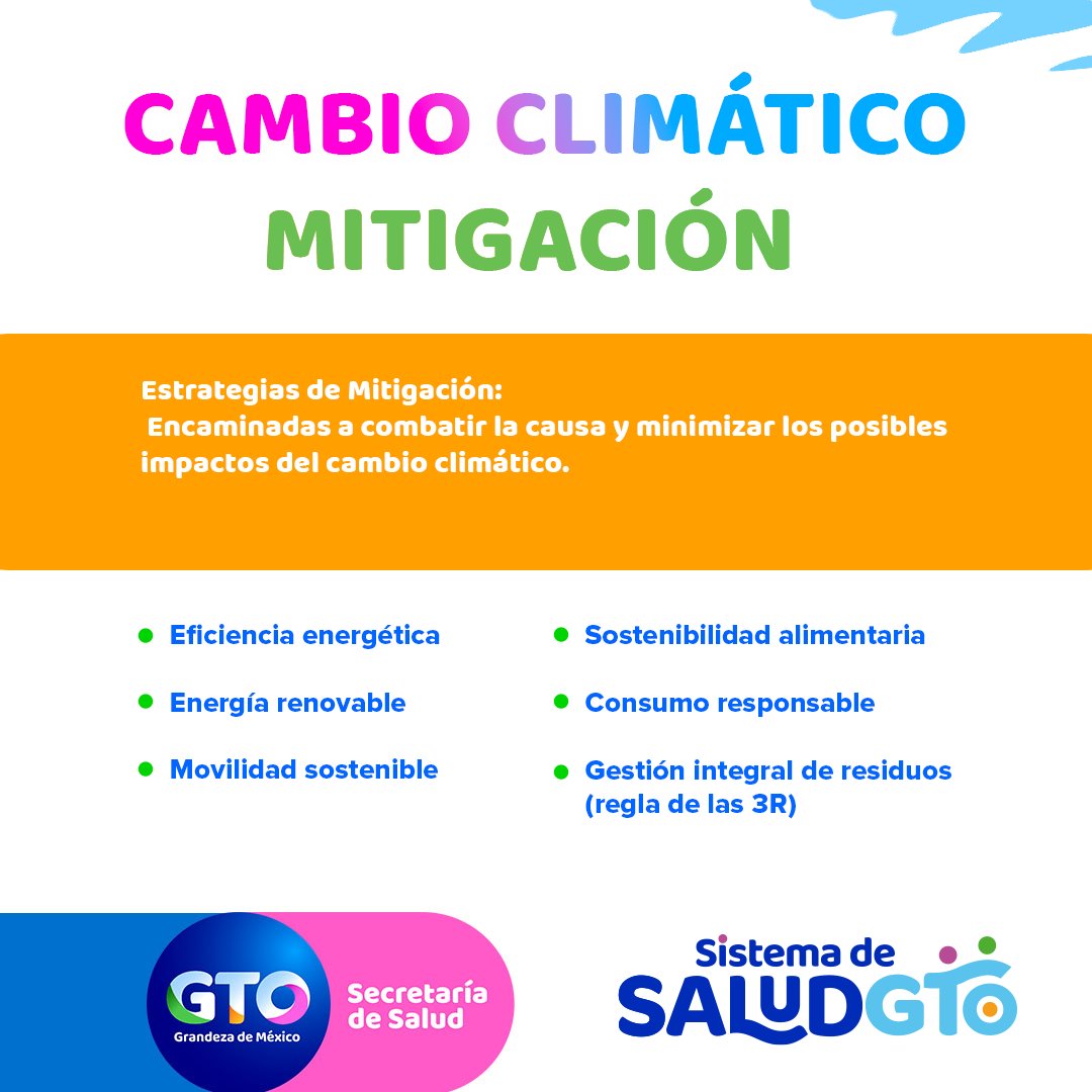 Cuidar el planeta 🌎 es una tarea de todas y todos.✨#NuestroPlanetaNuestraSalud Toma en cuenta estos consejos para mitigar el daño...👇 Reduce los #RiesgosSanitarios