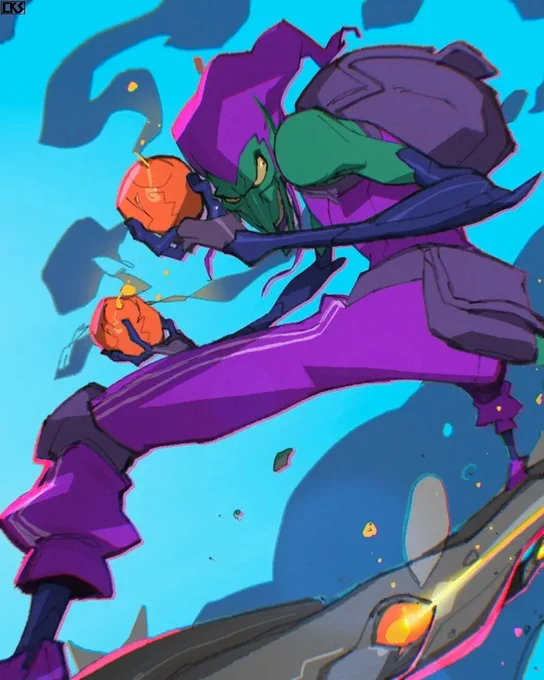  ANIMATED -If GOBLIN had his own animated show. In my verse. #Goblin #GreenGoblin #Marvel #disney 