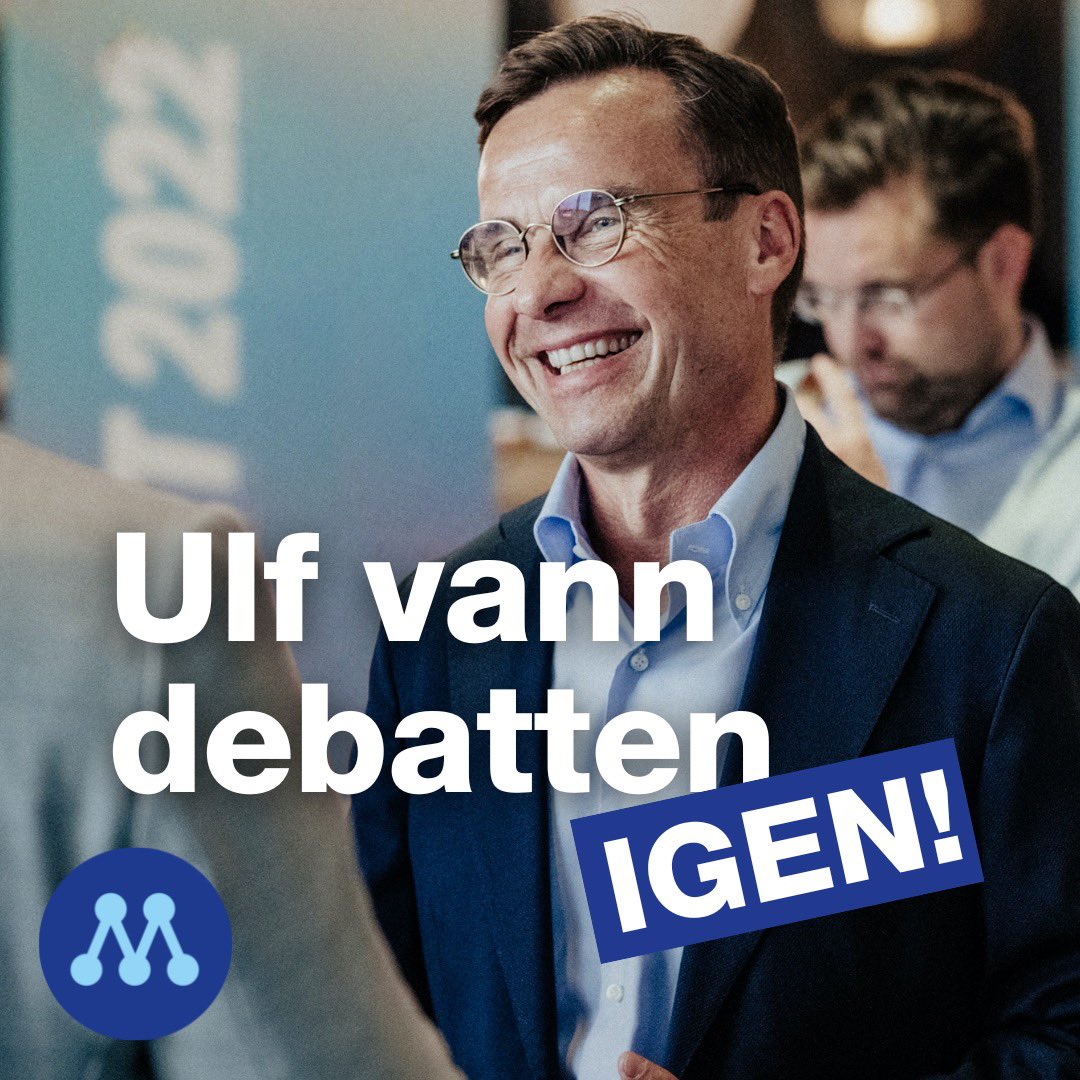 Ulf vann debatten idag igen, enligt både Sifo och Demoskop 💙