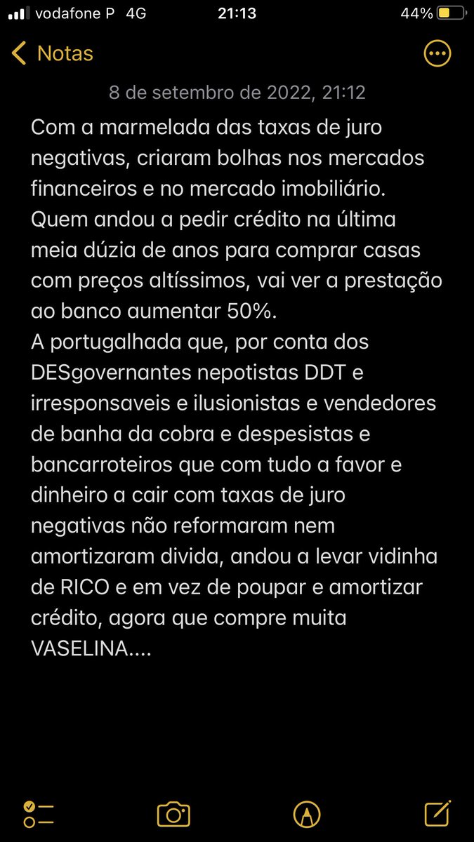 “BCE sobe juros e prevê recessão em cenário adverso "muito negro"”
⬇️⬇️⬇️