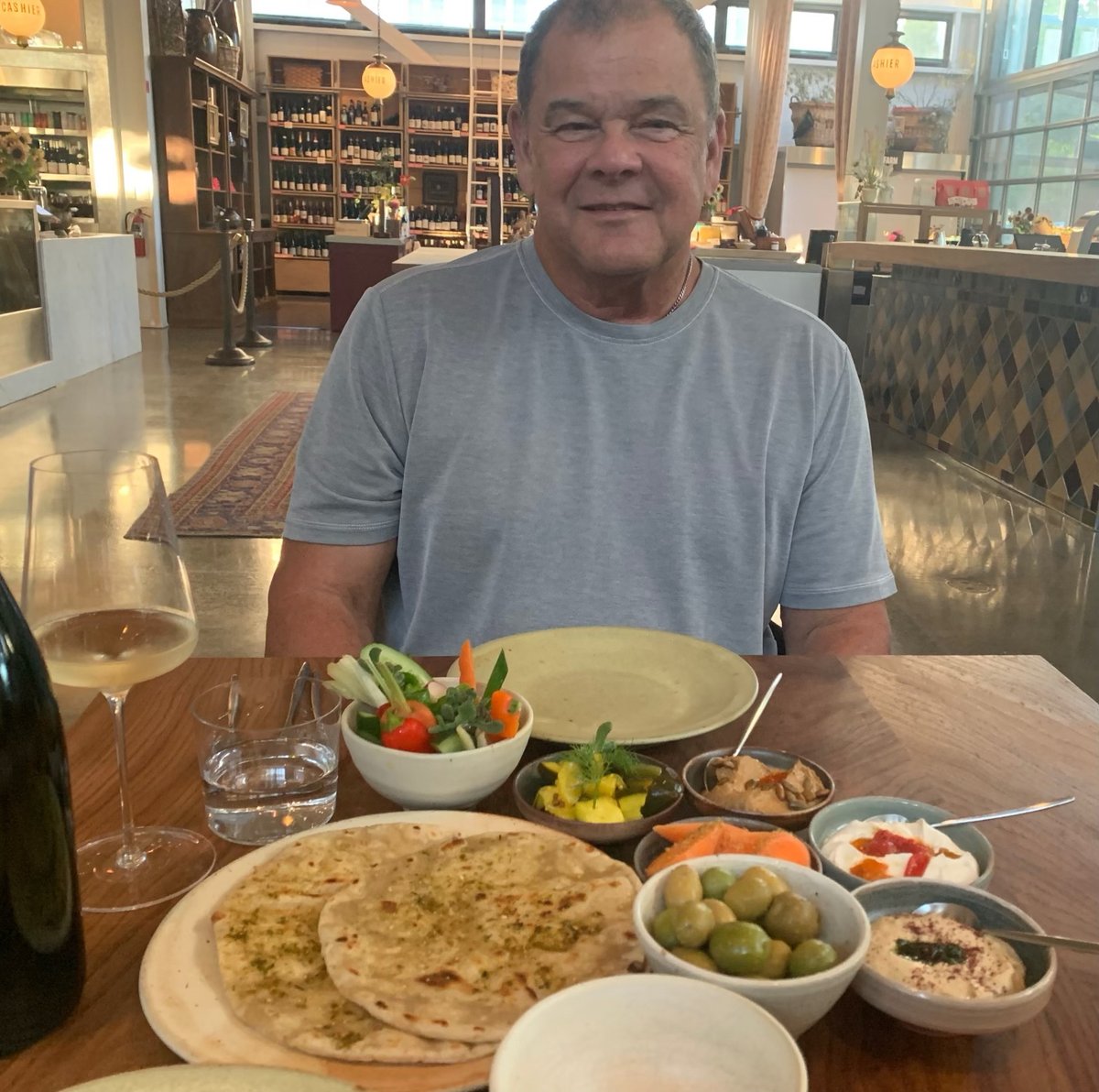 SanglierCellars's tweet photo. Sanglier’s Glenn Alexander enjoying the other harvests of the year! 
#farmeatdrink #eatanddrinklocal #knowyourfarmer #californiadreaming https://t.co/tYm1tCeJ23
