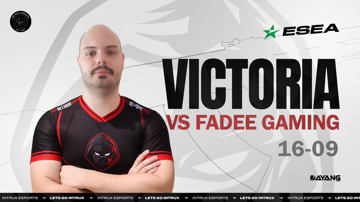 INTRUXesports's tweet photo. VICTORIA | #CSGO
ยกDosis de confianza! ๐
๐ @ESEA #Main
๐ Jornada 8
๐ #FadeeGaming
โ
16-09
#LetsGoIntrux ๐ฅท https://t.co/W8Gosfor0z