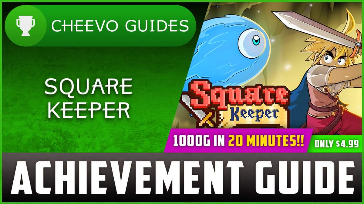 CheevoGuides's tweet photo. 🚨UPLOAD ALERT🚨 
🎮Square Keeper
📺1000G IN 20 MINUTES!!
🏆Achievement / Trophy Guide
💵ONLY $4.99 (XBOX)⬇️
https://t.co/4J4r99p8fB
⬇️Video on YouTube
https://t.co/sshSaM4MhV
________________________________
#Xbox #Achievements #SquareKeeper https://t.co/SmZKWL7drf