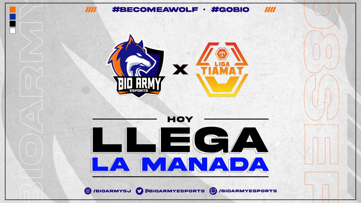 BioArmyEsports's tweet photo. WOLF RETURNS 🐺

Después de un breve descanso, estamos listos para el qualifier de la Liga Tiamat. Volvemos renovados y mas fuerte que nunca 💪

#GOBIO #BECOMEAWOLF https://t.co/IX1k12GWqJ