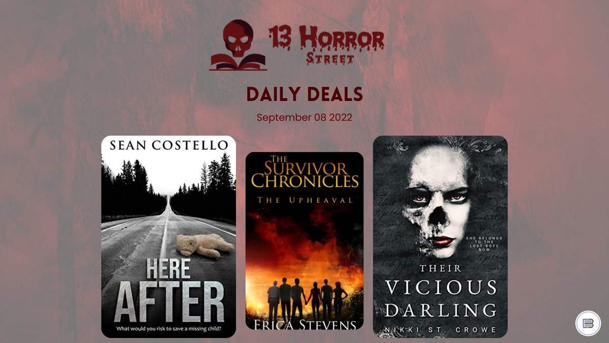 13HorrorStreet's tweet photo. Enjoy these FREE &amp; Bargain Kindle books for Thursday!
https://t.co/8sqmCpja2W

#horrorauthor #thriller #horrorpaperbacks #horroraddict #readersofinstagram #instabook #instahorror #horrorwriter #b #kindle #horrormovie #horrorgram #bookreview #shorror #paperback #horrorreads https://t.co/QZ64WthpPA