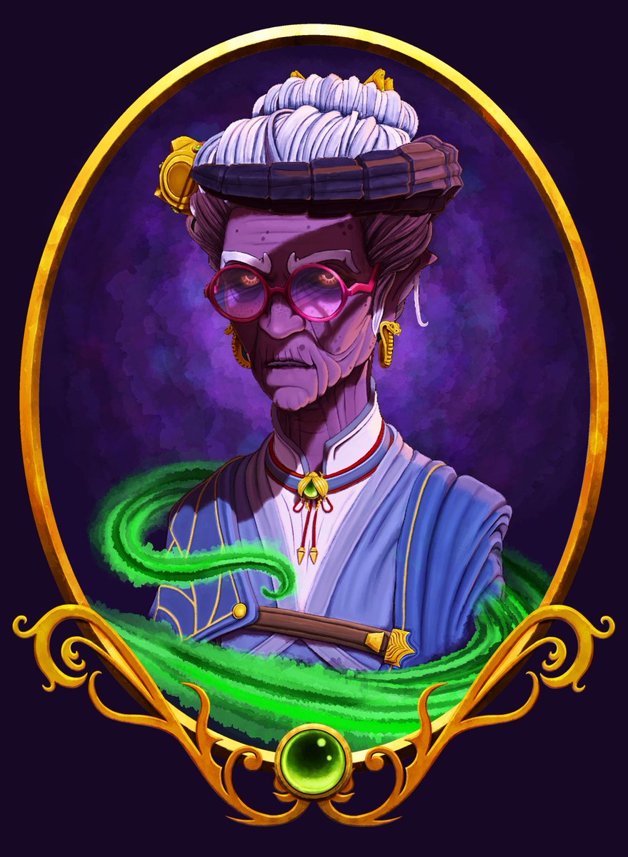 PixelFire93's tweet photo. Calling this one done (for now). I got a flat base render from ZBrush and then painted over it CS. Really happy how it turned out. It had been a hot minute since I painted. I'll be sure to post more WIPs more often!

#DnDcharacter #characterart #3dart #CLIPSTUDIOPAINT #zbrush https://t.co/ays1kpPK8d