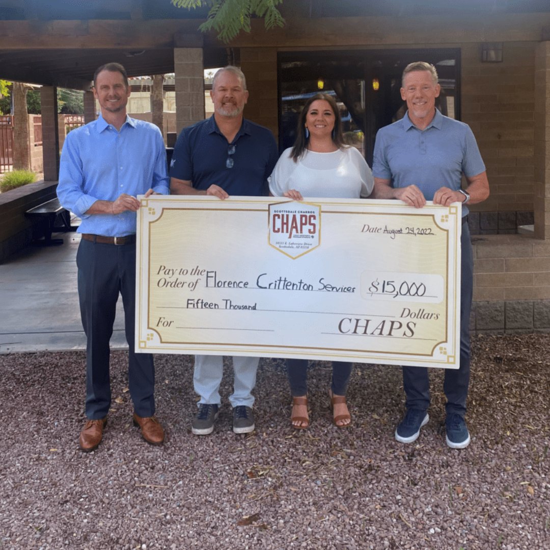 flocritaz's tweet photo. Thank you so much to Scottsdale @SDLcharros for the generous gift of $15,000. Your support helps provide hope and healing to vulnerable young women facing physical or sexual victimization, homelessness, teen pregnancy, drug abuse or mental instability. We are incredibly grateful. https://t.co/lQ7zQrgpt4
