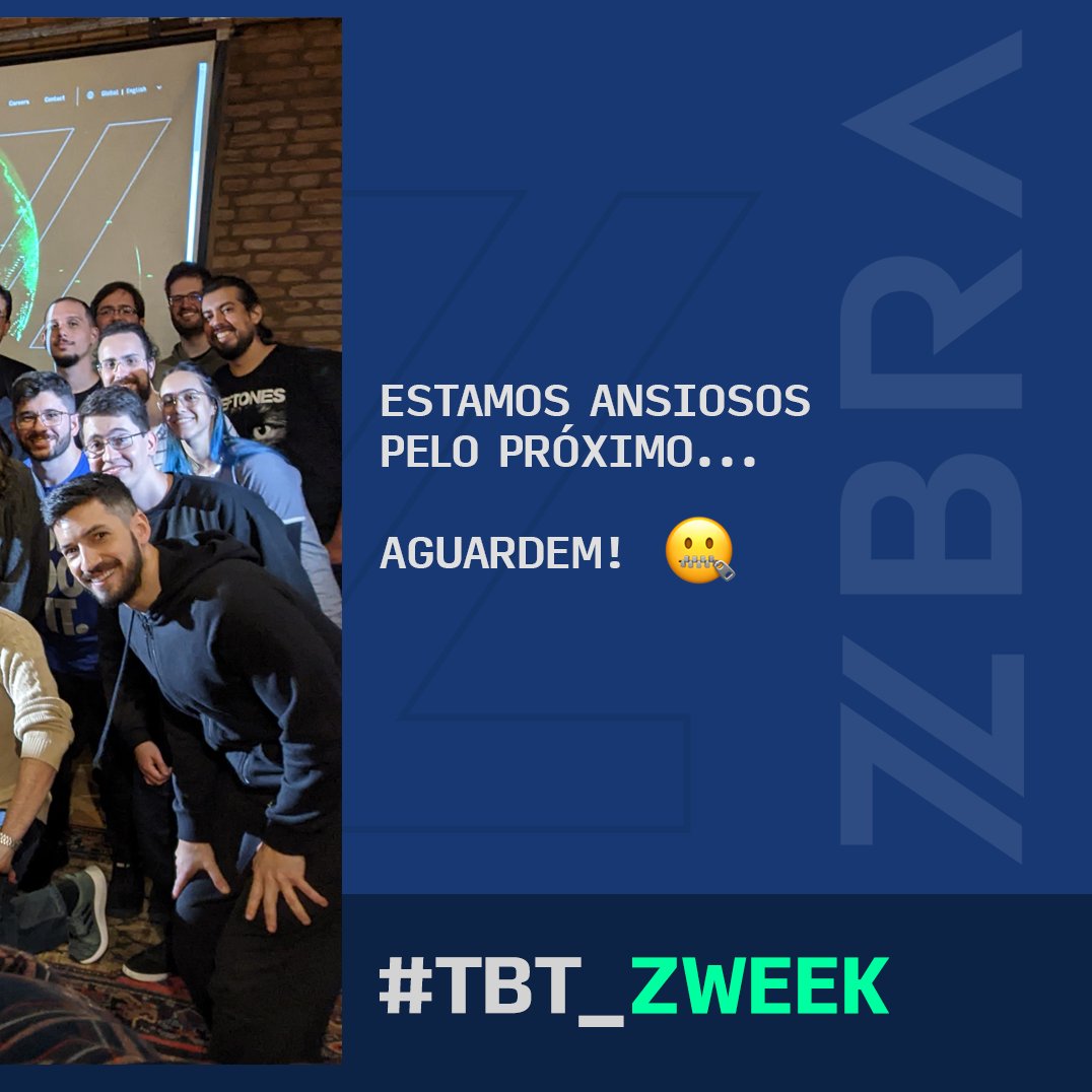 zbra_dev's tweet image. Estamos ansiosos pelo próximo… Aguardem!

#ZBRA #ZTALKS #TBT