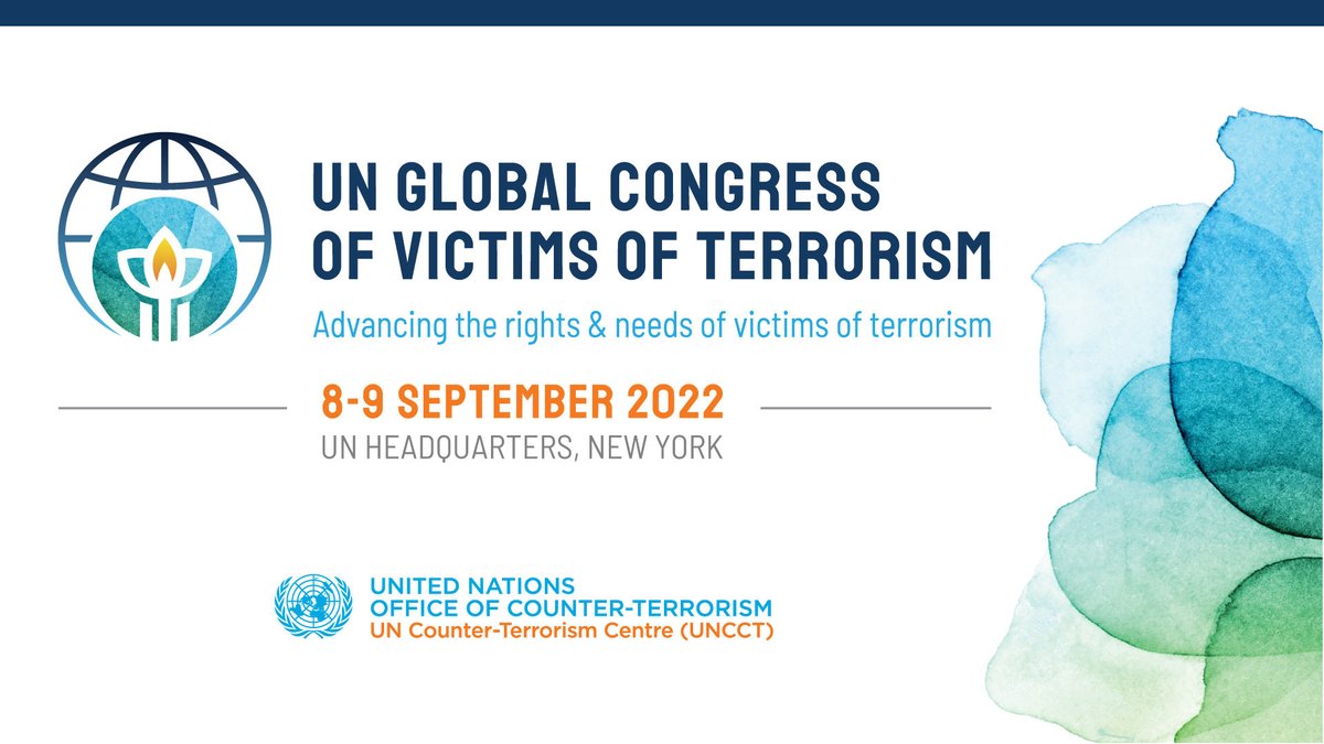 UN_OCT's tweet photo. 📺WATCH LIVE
#UNCongressVoT Breakout Session on #terrorism and violent extremism on the basis of xenophobia, racism, & other forms of intolerance, or in the name of religion or belief #XRIRB
👉 https://t.co/wRzuc9mwDY
#UNiteforVictimsofTerrorism https://t.co/mDgaRNPxu3