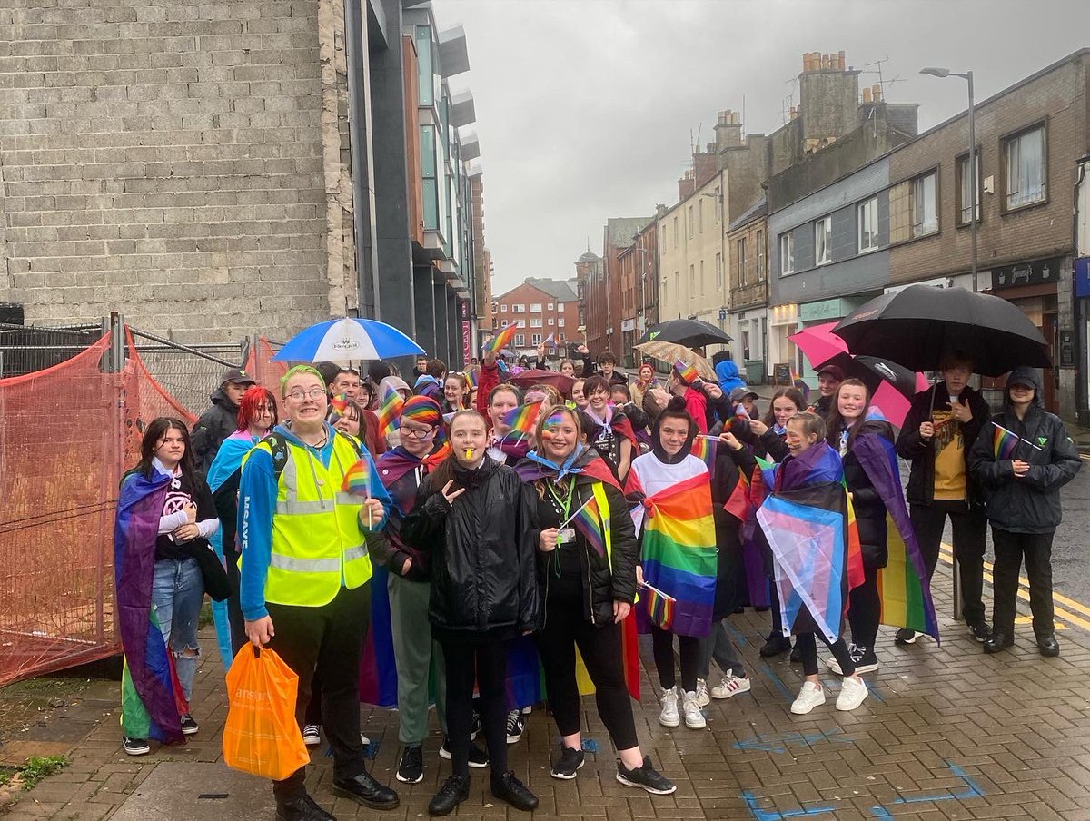 SAYouthForum's tweet photo. We’d like to thank everyone for coming along tonight! Also a huge thank you to all the businesses and partners that supported us to make this event possible 🥰
Until next year…#Pride2023￼

@HarleysAyr 
@RenaldosAyr 
@ayrcentral 
@southayrshire https://t.co/AmUgDPxvh8