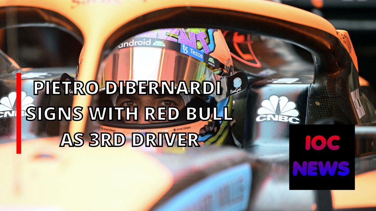 IOCNews1's tweet photo. BREAKING❗

Pietro Dibernardi signs with Red Bull as 3rd Driver!

The italian driver is flose to become a Red Bull driver for the next seasons!

At the moment, Pietro Dibernardi becomes Red Bull 3rd Driver.

#F1 #Formula1 @mclaren_f1oc @RedBullF1OC https://t.co/RJBRgX0VYt